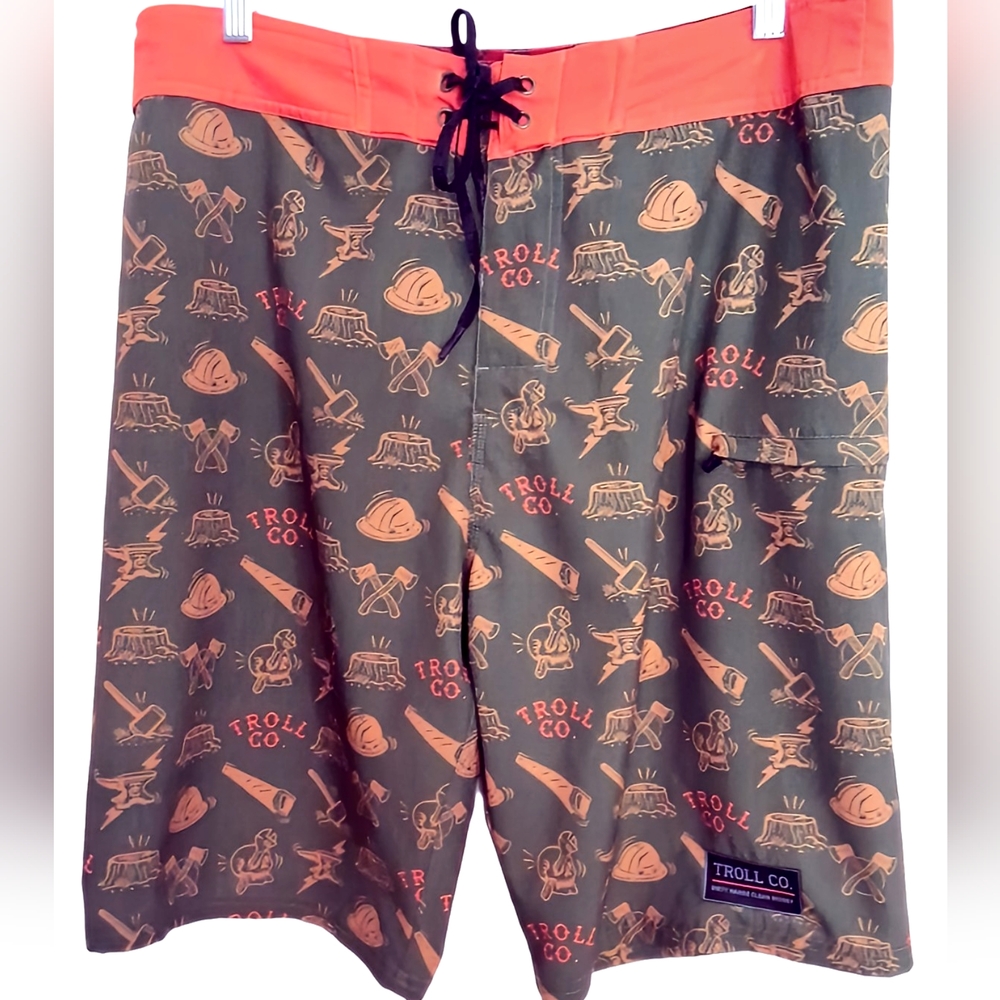 Troll Co. Men's Board Shorts - Size 34